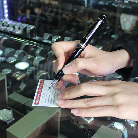 Montblanc(������) 147 ���̽��ͽ�ƣ 14K ���� ������ - �ջ����� F �̹���6 - ���̺��� �߰���ǰ