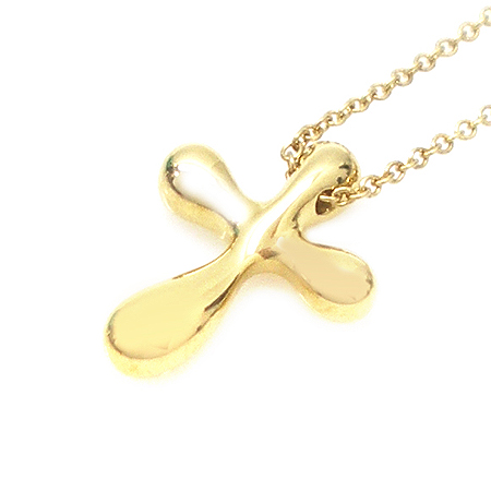 Tiffany(Ƽ�Ĵ�) 18K Y/G ���� �䷹Ƽ ũ�ν� ���Ʈ ����� [��������] �̹���3 - ���̺��� �߰���ǰ