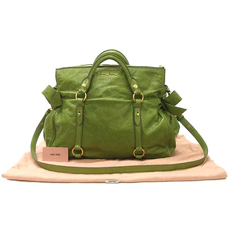 MiuMiu(�̿�̿�) RT0365 VITELLO LUX ���� ��� ���� �ΰ� ��ÿ 2WAY [�б�����������2ȣ��] �̹���5 - ���̺��� �߰���ǰ