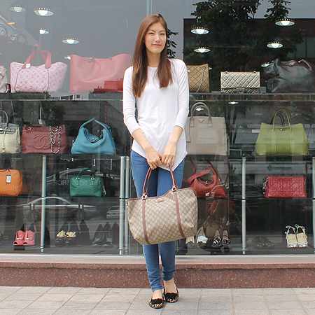 Gucci(����) 197953 GG�ΰ� PVC ���ں��� Ʈ���� ����� [��������] �̹���6 - ���̺��� �߰���ǰ