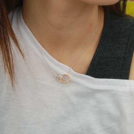 Tiffany(Ƽ�Ĵ�) 18K(750 RG) + SILVER(925) �޺� 1837 ���ͷ�ŷ ��Ŭ ���Ʈ ����� �̹���7 - ���̺��� �߰���ǰ