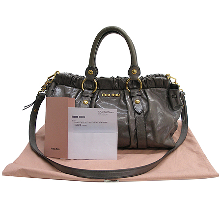 MiuMiu(�̿�̿�) RT0383 VITELLO LUX ������ ��Ʈ�� + �����Ʈ�� �̹���5 - ���̺��� �߰���ǰ