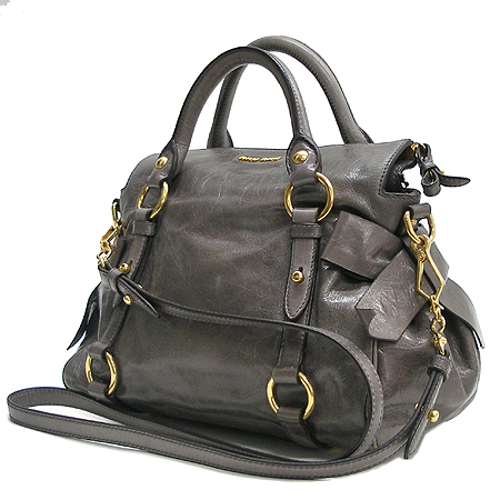 MiuMiu(�̿�̿�) RT0438 VITELLO LUX ���� ��� ���� �ΰ� ��ÿ 2WAY �̹���3 - ���̺��� �߰���ǰ