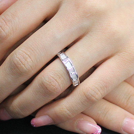 Tiffany(Ƽ�Ĵ�) 18K ȭ��Ʈ ��� 4MM ��Ʋ�� ����-15ȣ �̹���7 - ���̺��� �߰���ǰ