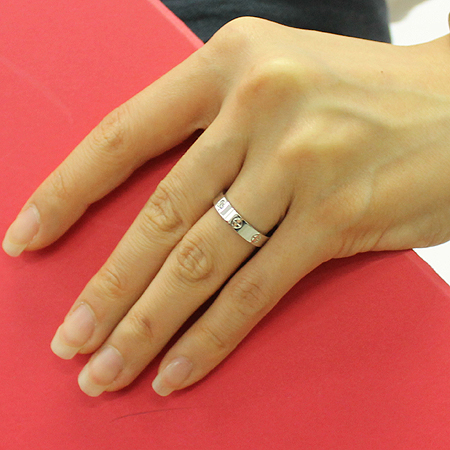 Cartier(��쿡) B4050500 18K(750) ȭ��Ʈ ��� 1����Ʈ ���̾� �̴� ���긵 ����- 11ȣ [�б�������] �̹���6 - ���̺��� �߰���ǰ