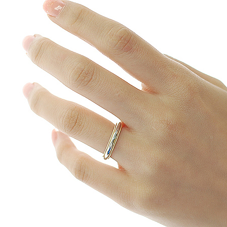 Tiffany(Ƽ�Ĵ�) PT950(�÷�Ƽ��) + YG750(18K ���) MILGRAIN(�б׷���) 3MM ���� �̹���7 - ���̺��� �߰���ǰ