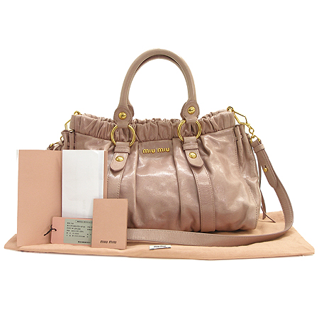 MiuMiu(�̿�̿�) RT0383 VITERLLO LUX  �ε� ��ũ �÷� 2WAY �̹���5 - ���̺��� �߰���ǰ