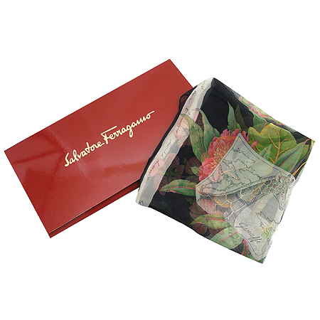 Ferragamo(��󰡸�) 100% ��ũ ��ī�� �̹���2 - ���̺��� �߰���ǰ