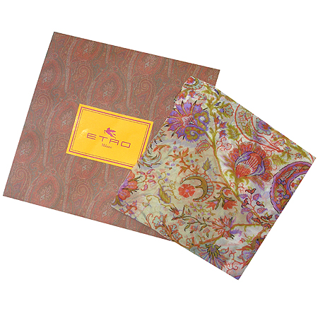 Etro(��Ʈ��) 100% ��ũ ��ī�� �̹���2 - ���̺��� �߰���ǰ