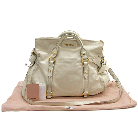 MiuMiu(�̿�̿�) RT0438 VITELLO LUX ���� ��� ��ÿ 2WAY [�б�������] �̹���2 - ���̺��� �߰���ǰ