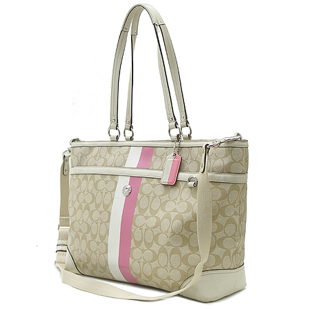 Coach(��ġ) 14475 �ñ׳�ó PVC ȭ��Ʈ ���� Ʈ���� ���� ����� + ��� ��Ʈ�� + �е� �̹���2 - ���̺��� �߰���ǰ