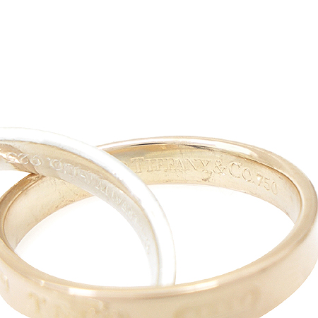 Tiffany(Ƽ�Ĵ�) 1837 Interlocking(���Ͷ�ŷ) circles(��Ŭ) ���� ���(18K) + �ǹ�(925) ������ ���� - 11ȣ [�б�������] �̹���3 - ���̺��� �߰���ǰ