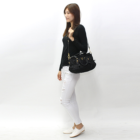 Prada(�����) BN1407 ���� �ΰ� ��� �к긯 ������ 2-WAY �̹���7 - ���̺��� �߰���ǰ
