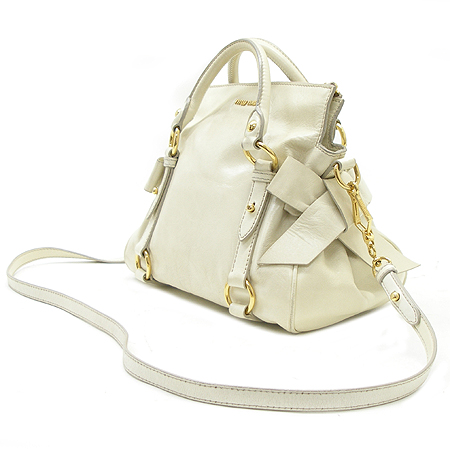 MiuMiu(�̿�̿�) VITELLO LUX ���� ��� ���� �ΰ� ��ÿ 2WAY �̹���2 - ���̺��� �߰���ǰ