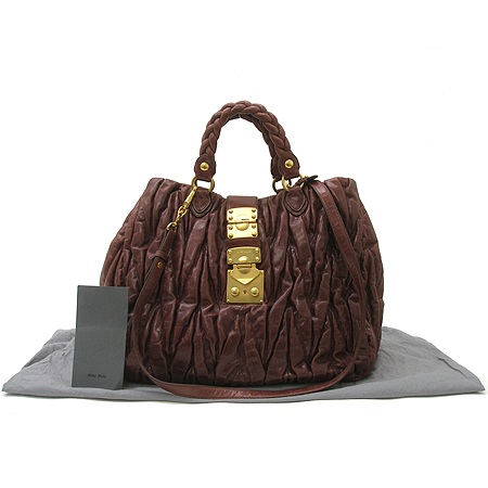MiuMiu(�̿�̿�) METELASSE LUX(��Ʈ��� ����) �۾��� ���� 2WAY [�̾�������] �̹���2 - ���̺��� �߰���ǰ