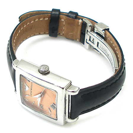 Armani(�Ƹ�����) AR5307 �簢 ���� ��� ������ �ð� �̹���2 - ���̺��� �߰���ǰ