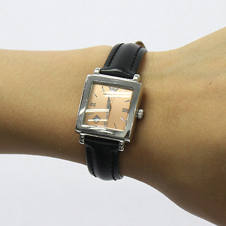 Armani(�Ƹ�����) AR5307 �簢 ���� ��� ������ �ð� �̹���6 - ���̺��� �߰���ǰ
