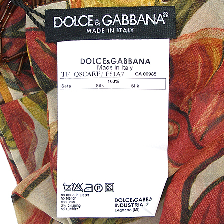 D&G(��ü&���ٳ�) QSCARF FS1AG 100%��ũ ��ī�� [��������] �̹���4 - ���̺��� �߰���ǰ