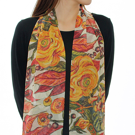 D&G(��ü&���ٳ�) QSCARF FS1AG 100%��ũ ��ī�� �̹���6 - ���̺��� �߰���ǰ