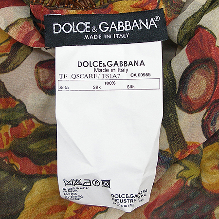 D&G(��ü&���ٳ�) QSCARF FS1AG 100%��ũ ��ī�� [��������] �̹���4 - ���̺��� �߰���ǰ