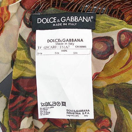 D&G(��ü&���ٳ�) QSCARF FS1AG 100%��ũ ��ī�� [��������] �̹���3 - ���̺��� �߰���ǰ