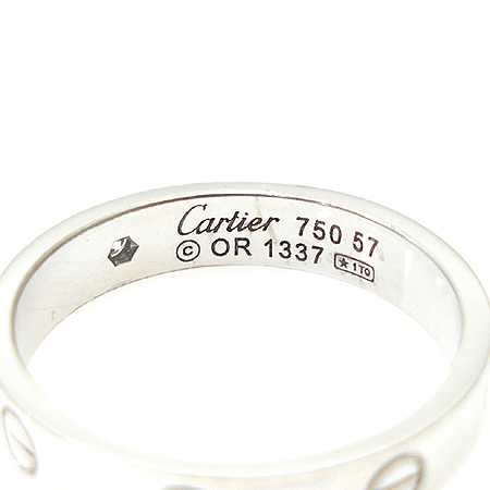 Cartier(��쿡) B4050 18K ȭ��Ʈ ��� 1����Ʈ ���̾� �̴� ���긵 ���� - 17ȣ �̹���3 - ���̺��� �߰���ǰ