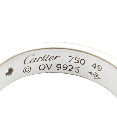 Cartier(��쿡) B4050 18K ȭ��Ʈ ��� 1����Ʈ ���̾� �̴� ���긵 ���� - 9ȣ �̹���3 - ���̺��� �߰���ǰ