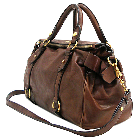MiuMiu(�̿�̿�) RT0365 VITELLO LUX ���� ��� ���� �ΰ� ��ÿ 2WAY [��������] �̹���2 - ���̺��� �߰���ǰ