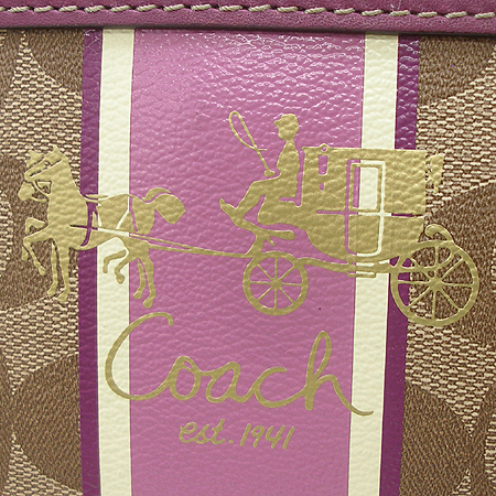 Coach(��ġ) 458/2 �ñ׳�ó PVC ������ ��Ʈ�� �̹���3 - ���̺��� �߰���ǰ