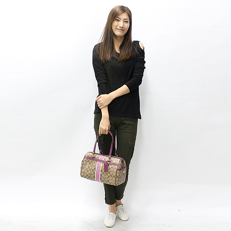Coach(��ġ) 458/2 �ñ׳�ó PVC ������ ��Ʈ�� �̹���6 - ���̺��� �߰���ǰ