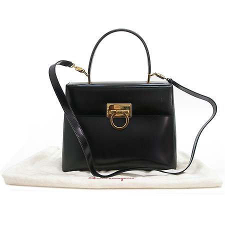 Ferragamo(��󰡸�) 21 0290 ���� ���� ���� ��ġ�� �ΰ� ��Ŭ ��� 2-WAY �̹���2 - ���̺��� �߰���ǰ