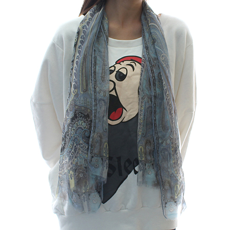 Etro(��Ʈ��) 100% ��ũ ������ ��ī�� �̹���6 - ���̺��� �߰���ǰ