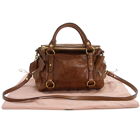 MiuMiu(�̿�̿�) RT0365 VITELLO LUX ���� ��� ���� �ΰ� ��ÿ 2WAY [�б�������] �̹���2 - ���̺��� �߰���ǰ