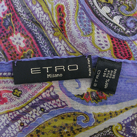 Etro(��Ʈ��) 100% ��ũ ������ ��ī�� �̹���3 - ���̺��� �߰���ǰ