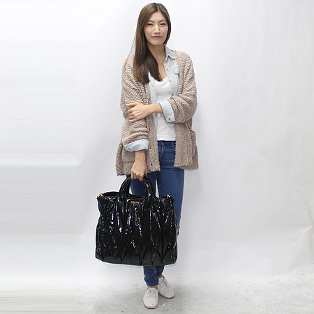 MiuMiu(�̿�̿�) RN0649 MATELASSE(���׶��) ���̴�Ʈ ��Ʈ�� + ��� ��Ʈ�� [��������] �̹���6 - ���̺��� �߰���ǰ