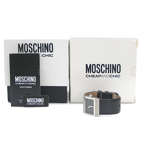 Moschino(��Ű��) MW0042 ���� ��� �簢 ���� ��� ������ �ð� �̹���2 - ���̺��� �߰���ǰ