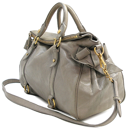 MiuMiu(�̿�̿�) RT0365 VITELLO LUX ���� ��� ���� �ΰ� ��ÿ 2WAY �̹���2 - ���̺��� �߰���ǰ