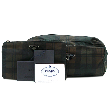Prada(�����) 2N0029 üũ �к긯 �Ŀ�ġ + ���� �Ŀ�ġ �̹���4 - ���̺��� �߰���ǰ