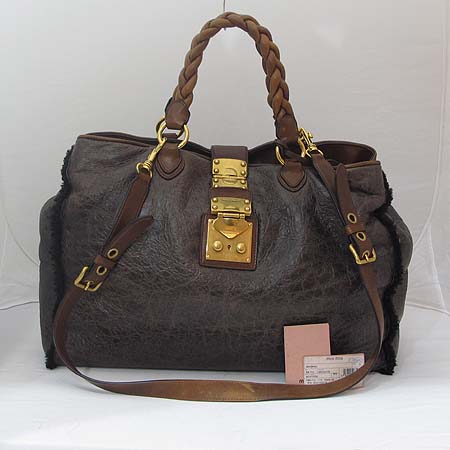 MiuMiu(�̿�̿�) RR1712 ��Ƽ�� ���� ���� MONTONE �� ��� 2WAY [�ϻ����] �̹���2 - ���̺��� �߰���ǰ
