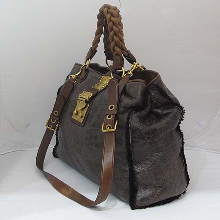 MiuMiu(�̿�̿�) RR1712 ��Ƽ�� ���� ���� MONTONE �� ��� 2WAY [�ϻ����] �̹���3 - ���̺��� �߰���ǰ