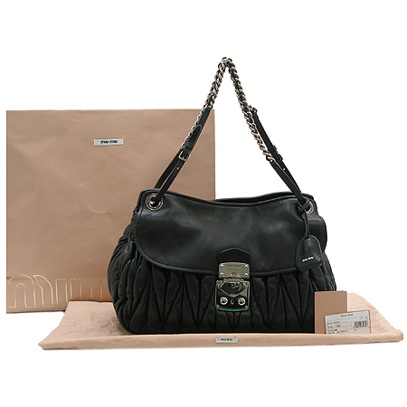 MiuMiu(�̿�̿�) RR1782 ���׶�� ���� ���� ���� �ΰ� ��� ü�� ����� [��������] �̹���2 - ���̺��� �߰���ǰ