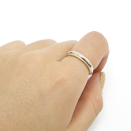Tiffany(Ƽ�Ĵ�) PT950(�÷�Ƽ��)+18K��� �޺� �б׷��� 3MM ����-10.5ȣ [��������] �̹���3 - ���̺��� �߰���ǰ