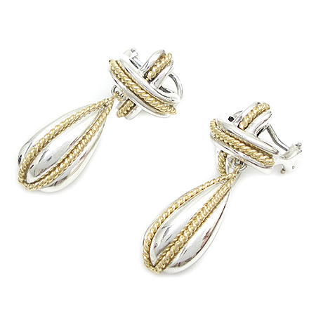 Tiffany(Ƽ�Ĵ�) 18K ���+�ǹ� �޺� ��� Ŭ�� �Ͱ��� �̹���2 - ���̺��� �߰���ǰ