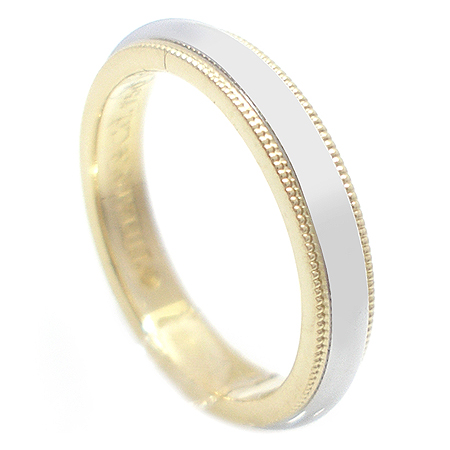 Tiffany(Ƽ�Ĵ�) PT950(�÷�Ƽ��)+18K ��� �޺� �б׷��� ������帵 3MM ����-12ȣ �̹���3 - ���̺��� �߰���ǰ