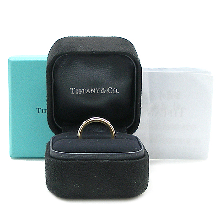 Tiffany(Ƽ�Ĵ�) PT950(�÷�Ƽ��)+18K ��� �޺� �б׷��� ������帵 3MM ����-7ȣ �̹���2 - ���̺��� �߰���ǰ