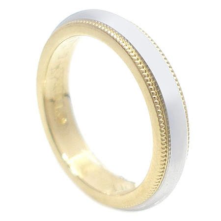 Tiffany(Ƽ�Ĵ�) PT950(�÷�Ƽ��)+18K ��� �޺� �б׷��� ������帵 3MM ����-7ȣ �̹���3 - ���̺��� �߰���ǰ