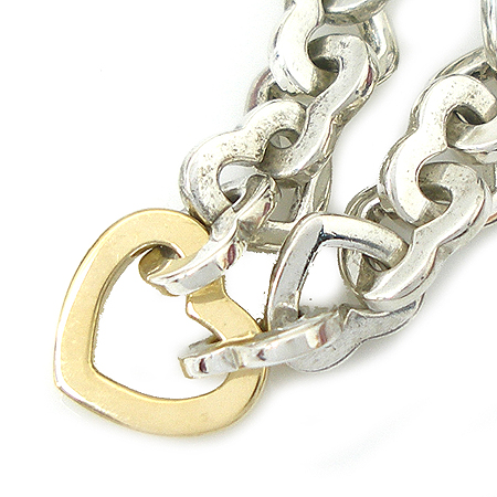 Tiffany(Ƽ�Ĵ�) 18K ��� ���Ʈ + 925 �ǹ� ��Ʈ ü�� ����� �̹���2 - ���̺��� �߰���ǰ