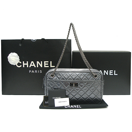 Chanel() A40011Y04373 Ʈ׷ Ƽ 2.55 ü 簢  [] ̹2 - ̺ ߰ǰ