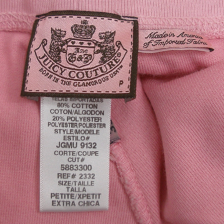 JUICY COUTURE(��òٶٸ�) Ʈ���̴� ���� �̹���4 - ���̺��� �߰���ǰ