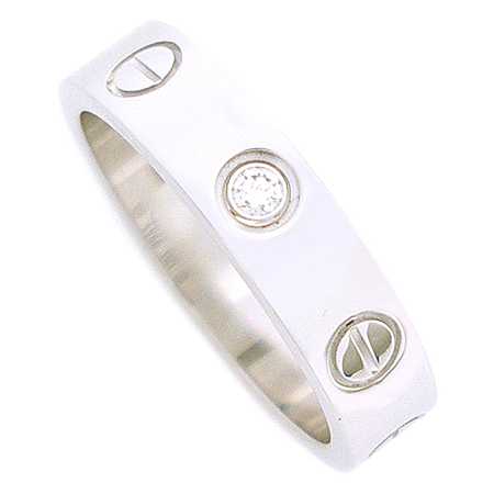 Cartier(��쿡) B4050500 18K(750) ȭ��Ʈ ��� 1����Ʈ ���̾� �̴� ���긵 ���� - 7ȣ �̹���3 - ���̺��� �߰���ǰ